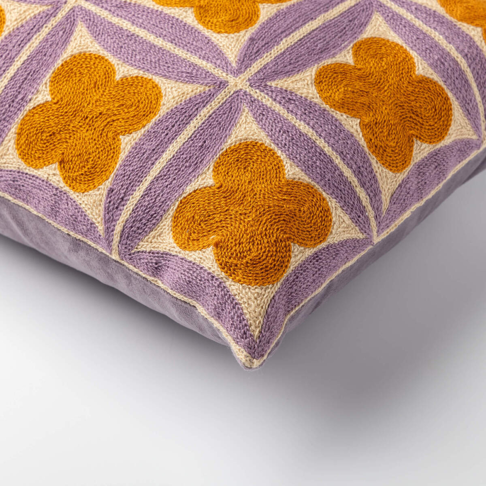 Dutch Decor Kissenhülle 'Clover' 30 x 50 cm Rhapsody - Lila